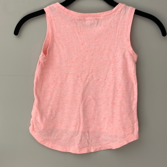 GIRLS GAP KIDS CORAL HIGH/LOW TANK TOP - Picture 2 of 5